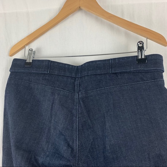 Karen Millen Dark Wash Capri Denim Trouser 8 - Picture 8 of 9